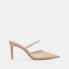 KATIK PEARL HEELS BLUSH MESH