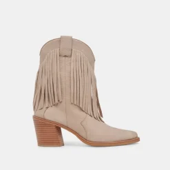 KAYLIE BOOTS TAUPE NUBUCK