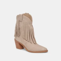 KAYLIE BOOTS TAUPE NUBUCK