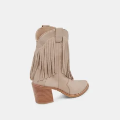 KAYLIE BOOTS TAUPE NUBUCK
