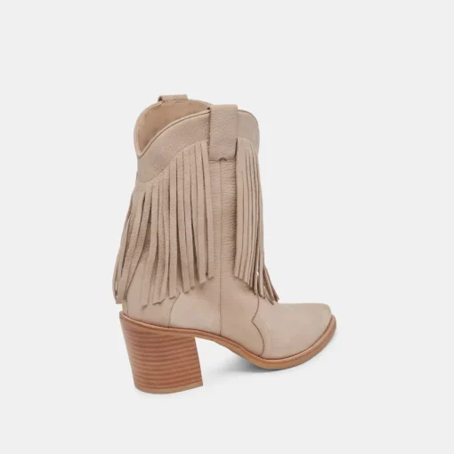 KAYLIE BOOTS TAUPE NUBUCK