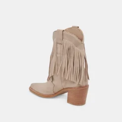 KAYLIE BOOTS TAUPE NUBUCK