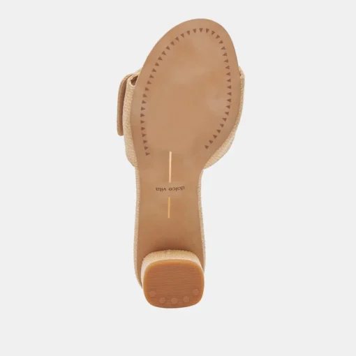LAIKA HEELS LT NATURAL RAFFIA