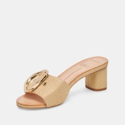 LAIKA HEELS LT NATURAL RAFFIA