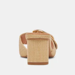 LAIKA HEELS LT NATURAL RAFFIA