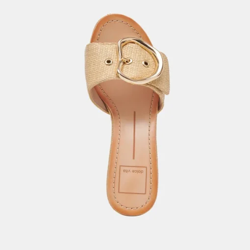 LAIKA HEELS LT NATURAL RAFFIA