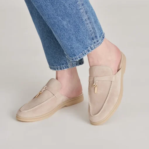 LASAIL FLATS TAUPE SUEDE