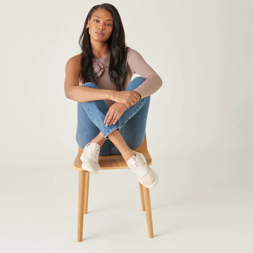 LAVINE SNEAKERS TAUPE MULTI NYLON