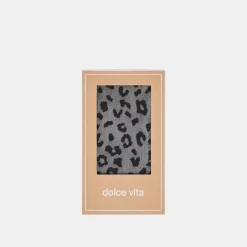 LEOPARD TIGHTS BLACK LEOPARD