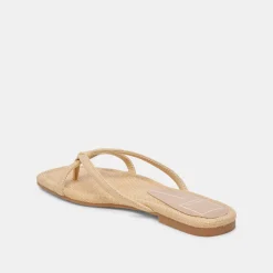 LUCCA SANDALS NATURAL RAFFIA