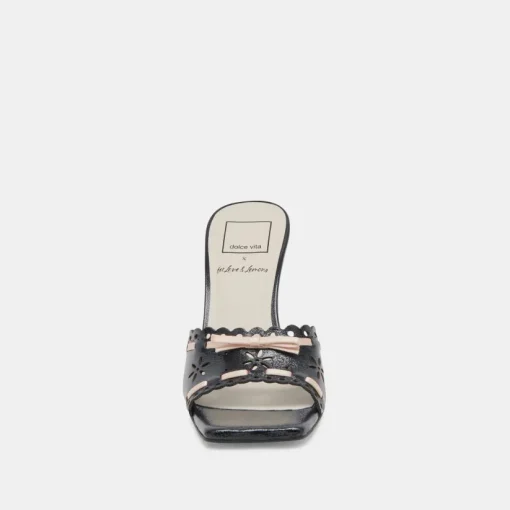 MADALE WEDGES MIDNIGHT PATENT LEATHER
