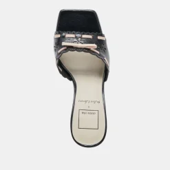 MADALE WEDGES MIDNIGHT PATENT LEATHER
