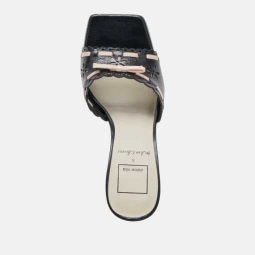 MADALE WEDGES MIDNIGHT PATENT LEATHER