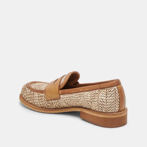 MARINA LOAFERS BROWN MULTI RAFFIA