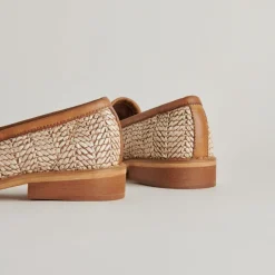 MARINA LOAFERS BROWN MULTI RAFFIA