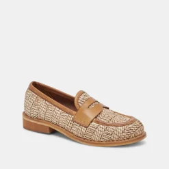 MARINA LOAFERS BROWN MULTI RAFFIA