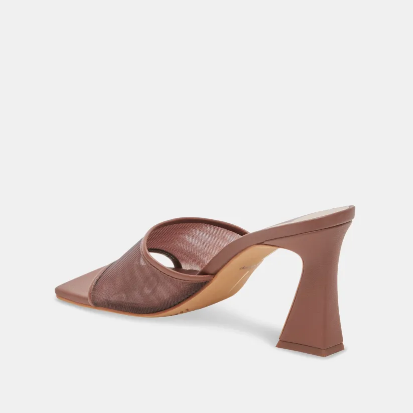 NARDA HEELS ESPRESSO MESH