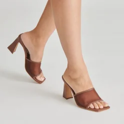 NARDA HEELS ESPRESSO MESH