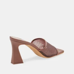 NARDA HEELS ESPRESSO MESH