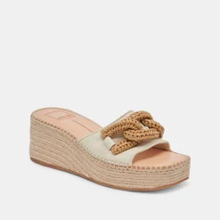 NARNIA SANDALS IVORY LEATHER