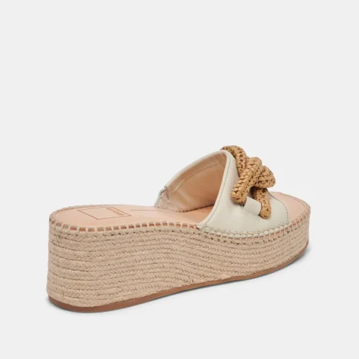 NARNIA SANDALS IVORY LEATHER