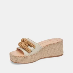 NARNIA SANDALS IVORY LEATHER