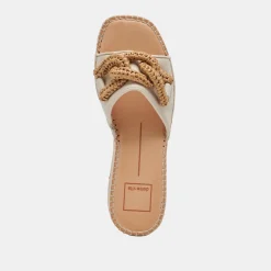 NARNIA SANDALS IVORY LEATHER
