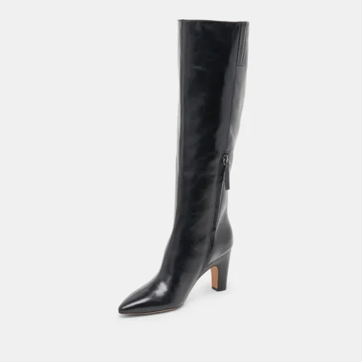 NELAS BOOTS BLACK LEATHER