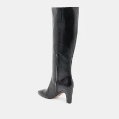 NELAS BOOTS BLACK LEATHER