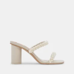 NOEL HEELS VANILLA PEARLS