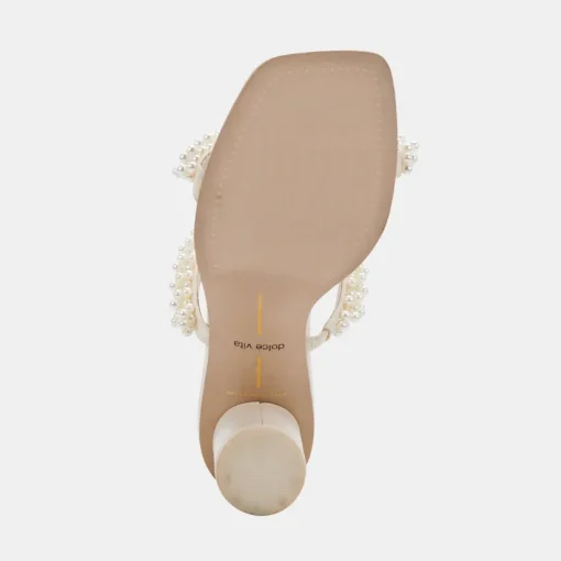 NOEL HEELS VANILLA PEARLS