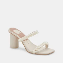 NOEL HEELS VANILLA PEARLS