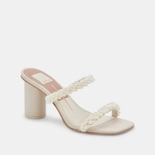 NOEL HEELS VANILLA PEARLS