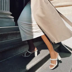 NOEL HEELS VANILLA PEARLS