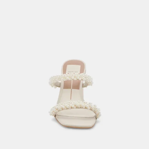NOEL HEELS VANILLA PEARLS
