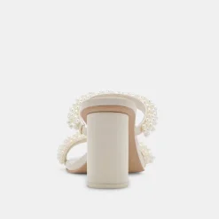 NOEL HEELS VANILLA PEARLS