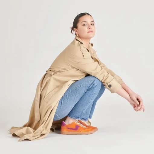 NOTICE SNEAKERS ORANGE MULTI SUEDE