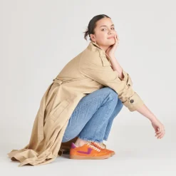 NOTICE SNEAKERS ORANGE MULTI SUEDE