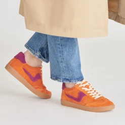NOTICE SNEAKERS ORANGE MULTI SUEDE