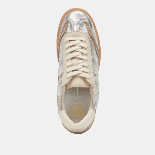 NOTICE SNEAKERS SILVER DISTRESSED LEATHER