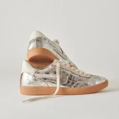 NOTICE SNEAKERS SILVER DISTRESSED LEATHER