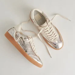 NOTICE SNEAKERS SILVER DISTRESSED LEATHER