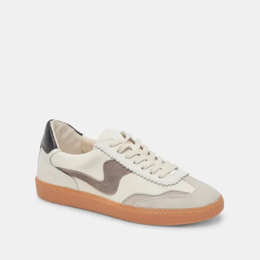 NOTICE SNEAKERS WHITE GREY LEATHER
