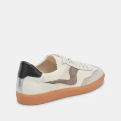 NOTICE SNEAKERS WHITE GREY LEATHER