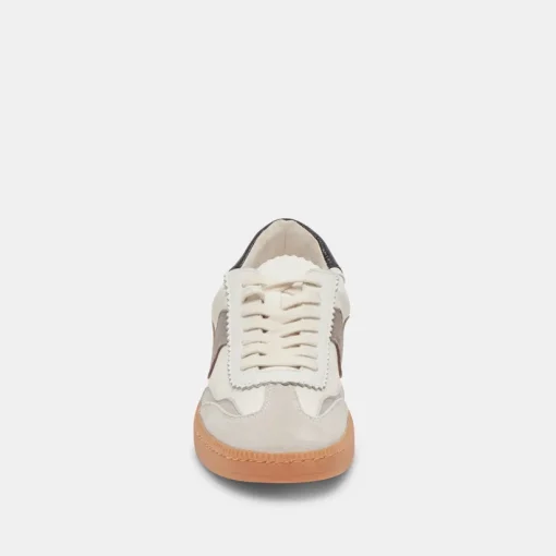 NOTICE SNEAKERS WHITE GREY LEATHER