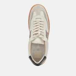 NOTICE SNEAKERS WHITE GREY LEATHER