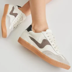 NOTICE SNEAKERS WHITE GREY LEATHER