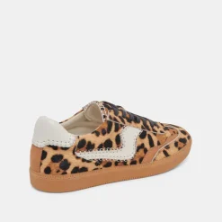 NOTICE STITCH SNEAKERS DK LEOPARD CALF HAIR