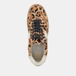 NOTICE STITCH SNEAKERS DK LEOPARD CALF HAIR
