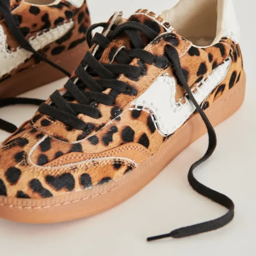 NOTICE STITCH SNEAKERS DK LEOPARD CALF HAIR